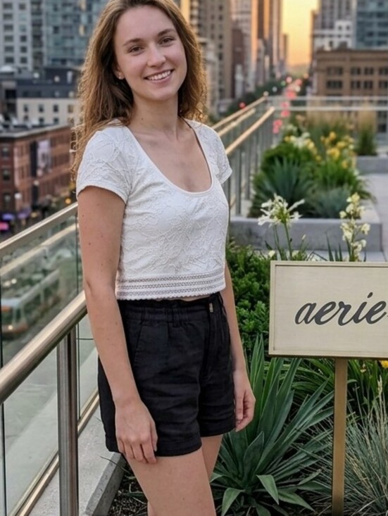 aerie Tops - ​🌸 NWT Aerie White Lace Crop Top - Size M 🌸